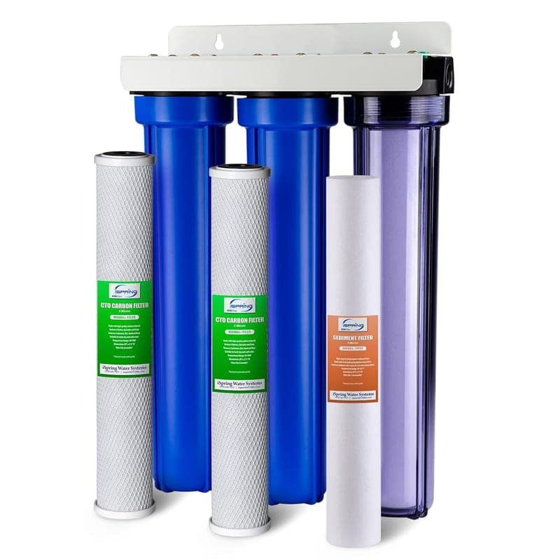iSpring WCB32 3-stage CTO carbon whole-house filtration system