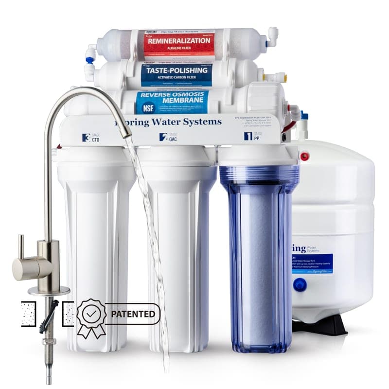 iSpring RCC7AK 6-stage alkaline reverse osmosis system