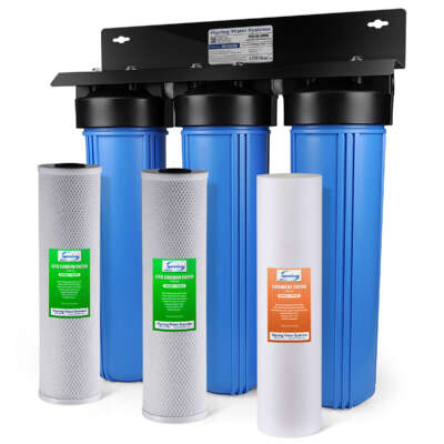 iSpring WGB32B 3-Stage Whole House Water Filtration System