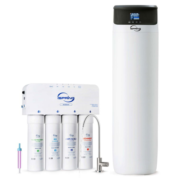 iSpring WCS50KG Elite Whole House Water Softener — 50,000 Grain